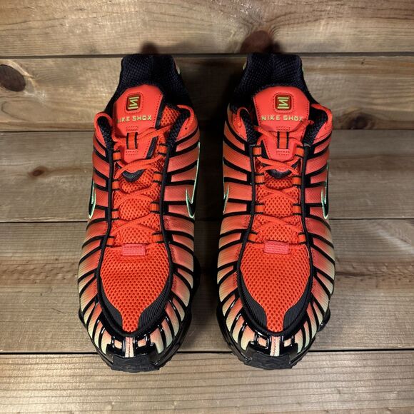 NEW Mens Size 12.5 - Nike Shox TL “Chili Pepper” Multi-Color Sneakers AV3595-601 main image 8